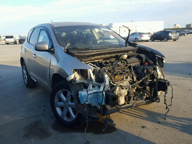 JN8AZ18U39W025951 - 2009 NISSAN MURANO S GOLD photo 1