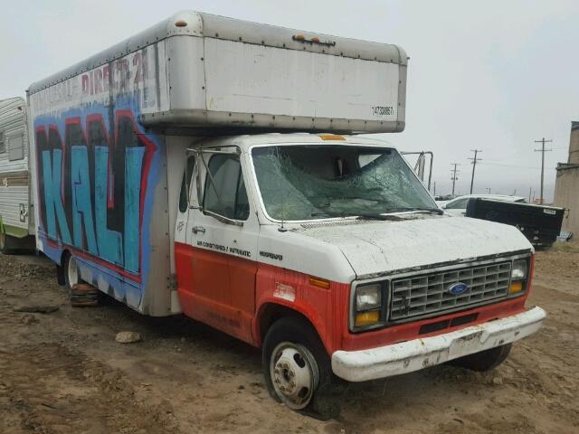 1FDKE37M5LHA33971 - 1990 FORD ECONOLINE TWO TONE photo 1