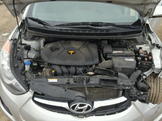 KMHDH4AE9BU140731 - 2011 HYUNDAI ELANTRA GL SILVER photo 7