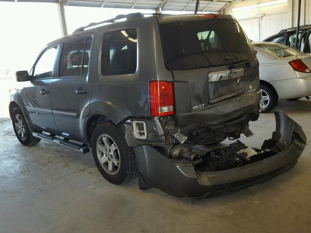 5FNYF3H97AB003597 - 2010 HONDA PILOT TOUR GRAY photo 3