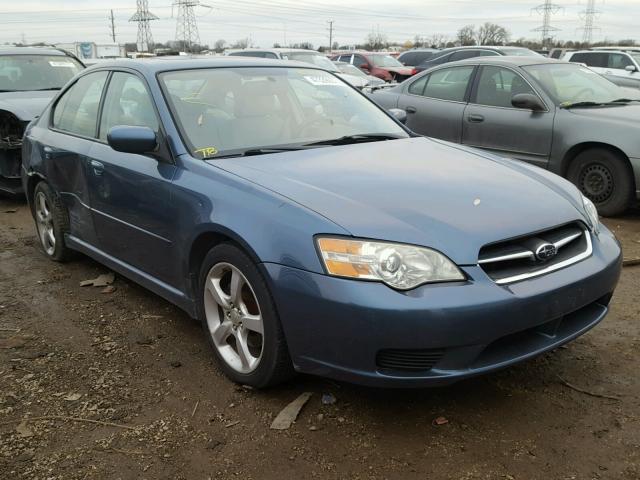 4S3BL626567211781 - 2006 SUBARU LEGACY 2.5 BLUE photo 1