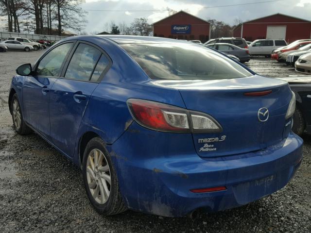 JM1BL1V83C1653084 - 2012 MAZDA 3 I BLUE photo 3