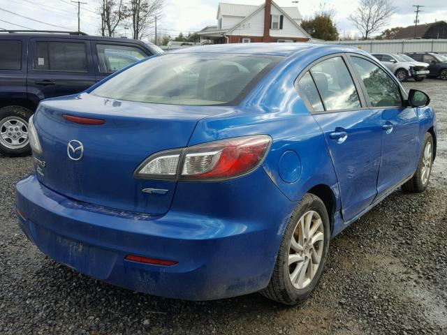 JM1BL1V83C1653084 - 2012 MAZDA 3 I BLUE photo 4