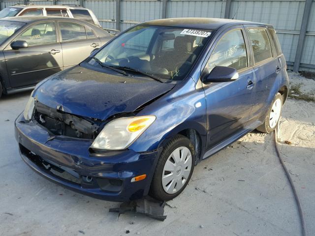 JTKKT624260132357 - 2006 TOYOTA SCION XA BLUE photo 2