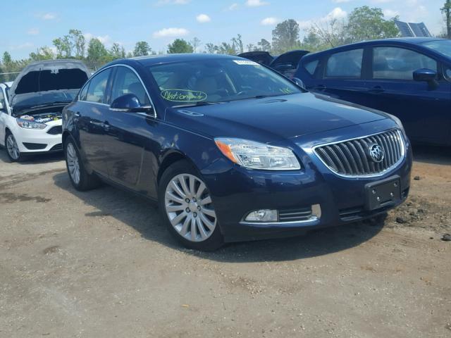 2G4GS5EK7C9167090 - 2012 BUICK REGAL PREM BLUE photo 1