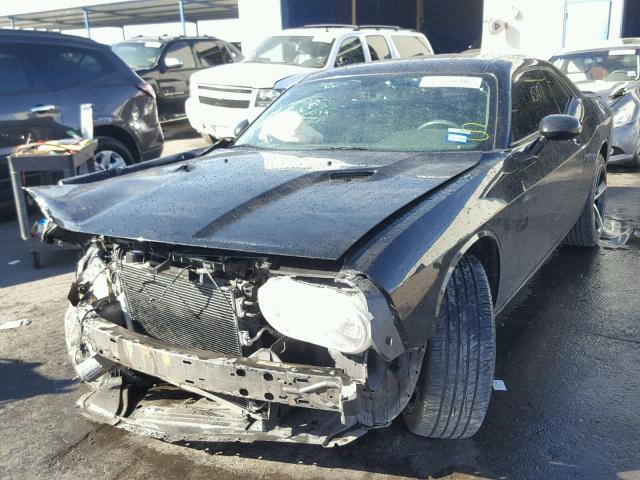 2C3CDYAGXCH124762 - 2012 DODGE CHALLENGER BLACK photo 2