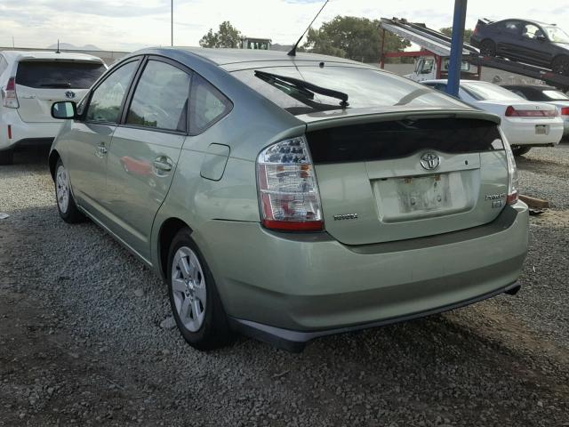 JTDKB20U373290048 - 2007 TOYOTA PRIUS GREEN photo 3