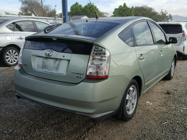 JTDKB20U373290048 - 2007 TOYOTA PRIUS GREEN photo 4