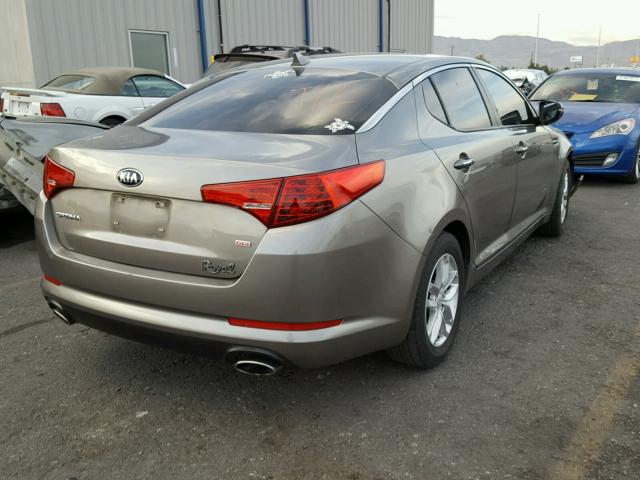 5XXGM4A76DG093360 - 2013 KIA OPTIMA LX SILVER photo 4