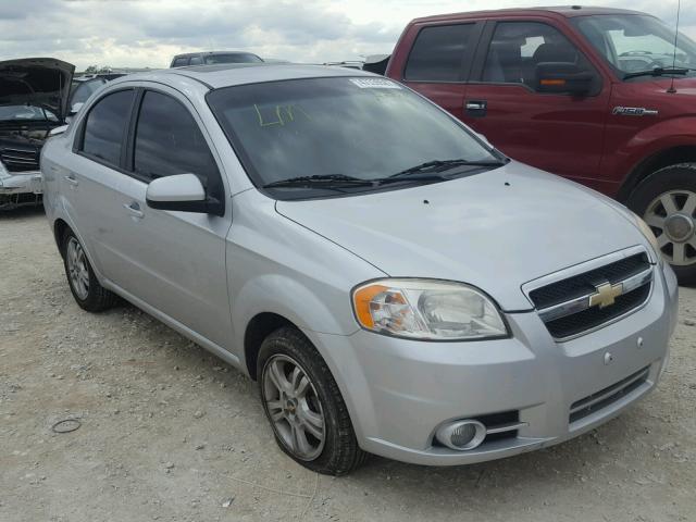 KL1TG5DE4BB225029 - 2011 CHEVROLET AVEO LT SILVER photo 1