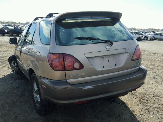 JT6HF10U9Y0136155 - 2000 LEXUS RX 300 GOLD photo 3