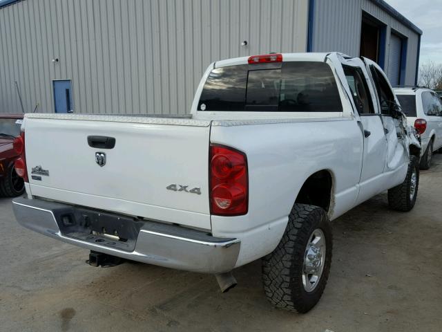 3D7KS28L29G529977 - 2009 DODGE RAM 2500 WHITE photo 4