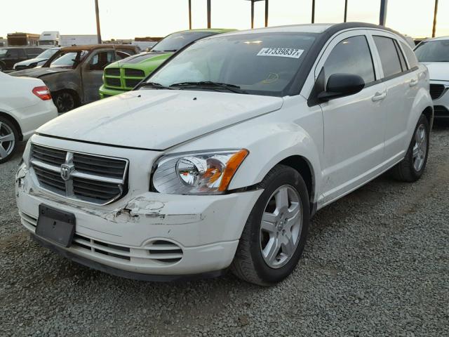 1B3HB48AX9D165871 - 2009 DODGE CALIBER SX WHITE photo 2