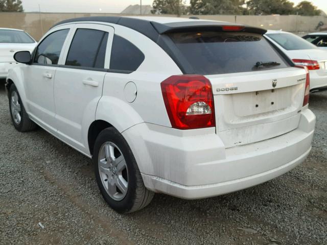 1B3HB48AX9D165871 - 2009 DODGE CALIBER SX WHITE photo 3