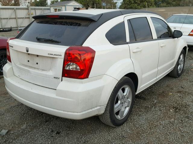 1B3HB48AX9D165871 - 2009 DODGE CALIBER SX WHITE photo 4