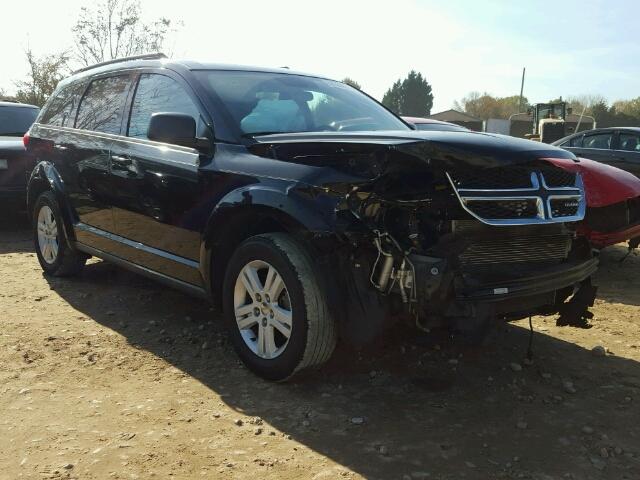 3C4PDCAB8CT367191 - 2012 DODGE JOURNEY SE BLACK photo 1