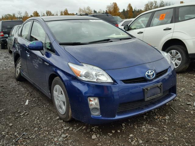 JTDKN3DU2A1000490 - 2010 TOYOTA PRIUS BLUE photo 1