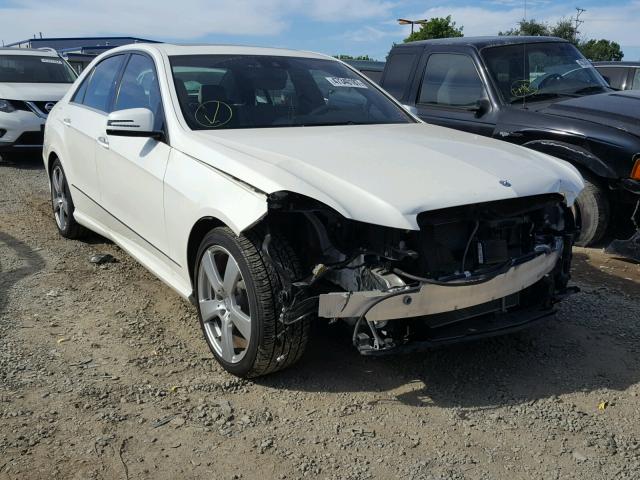 WDDHF5GB5BA366321 - 2011 MERCEDES-BENZ E 350 WHITE photo 1