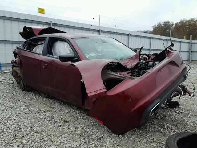 2C3CDXBG4HH529175 - 2017 DODGE CHARGER SE RED photo 1