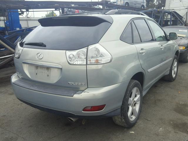 2T2HA31U35C069020 - 2005 LEXUS RX 330 SILVER photo 4