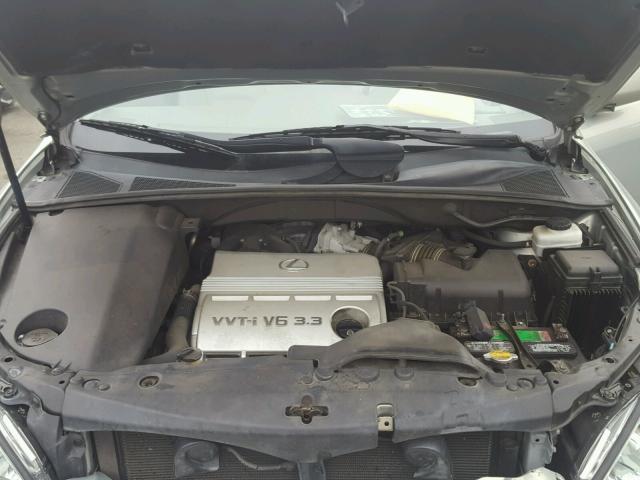 2T2HA31U35C069020 - 2005 LEXUS RX 330 SILVER photo 7