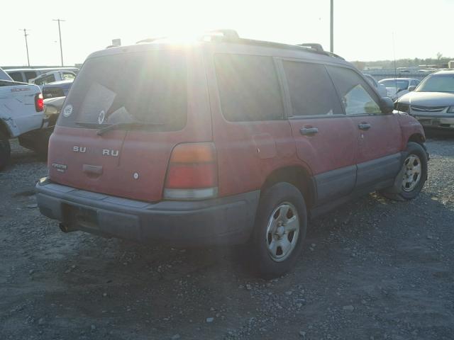 JF1SF6351XH715856 - 1999 SUBARU FORESTER L RED photo 4