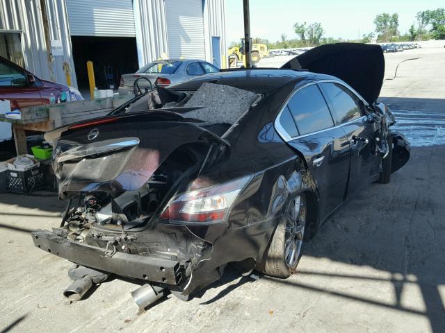 1N4AA5AP6DC840692 - 2013 NISSAN MAXIMA S BLACK photo 4