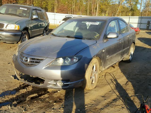 JM1BK123651296515 - 2005 MAZDA 3 S GRAY photo 2