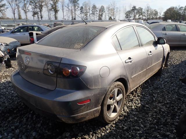 JM1BK123651296515 - 2005 MAZDA 3 S GRAY photo 4