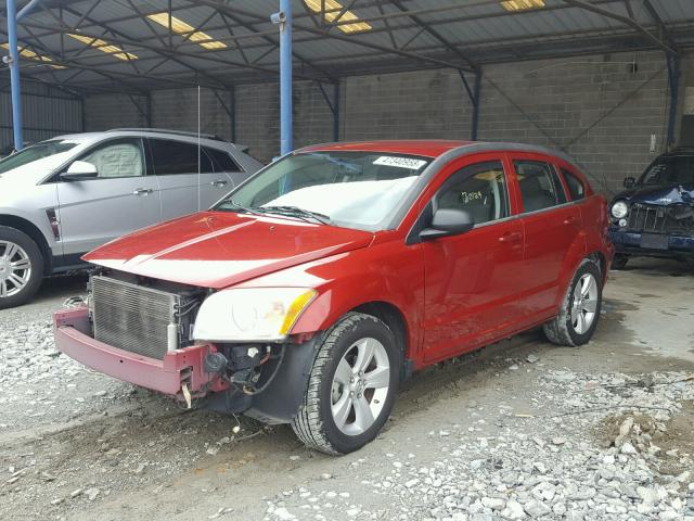 1B3CB3HA0AD568069 - 2010 DODGE CALIBER MA MAROON photo 2