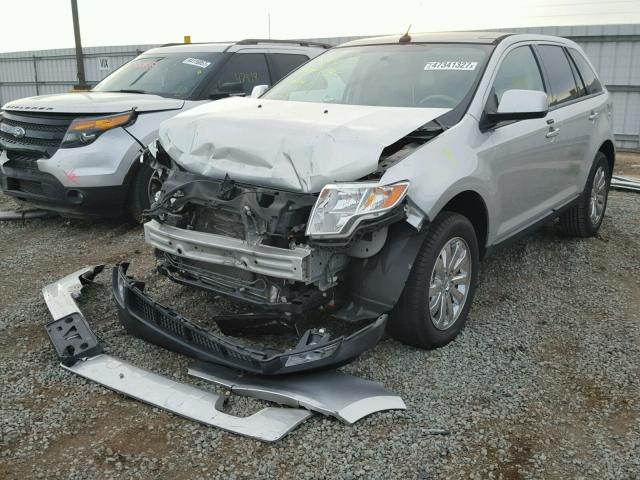 2FMDK3JC4ABB58889 - 2010 FORD EDGE SEL SILVER photo 2