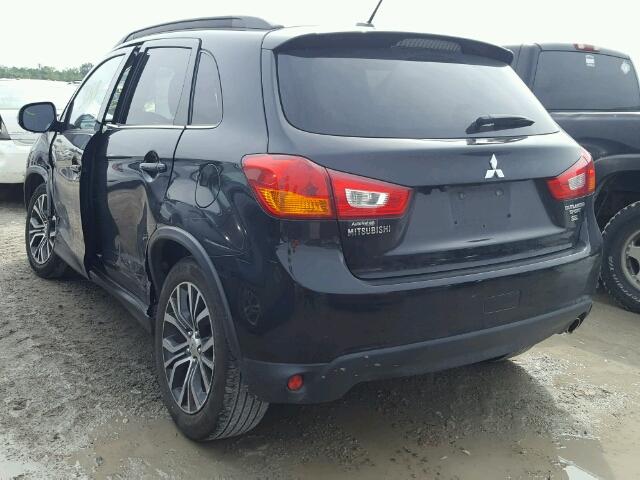 JA4AP4AW7GZ051604 - 2016 MITSUBISHI OUTLANDER BLACK photo 3