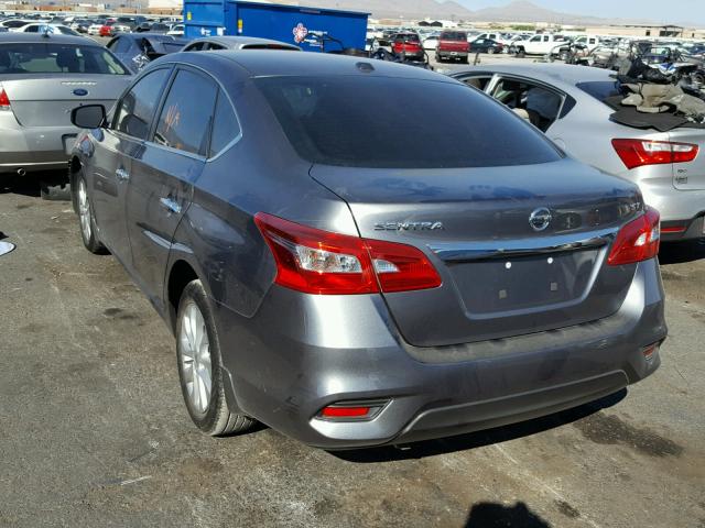 3N1AB7APXHY373425 - 2017 NISSAN SENTRA S GRAY photo 3