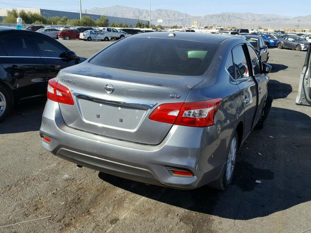 3N1AB7APXHY373425 - 2017 NISSAN SENTRA S GRAY photo 4