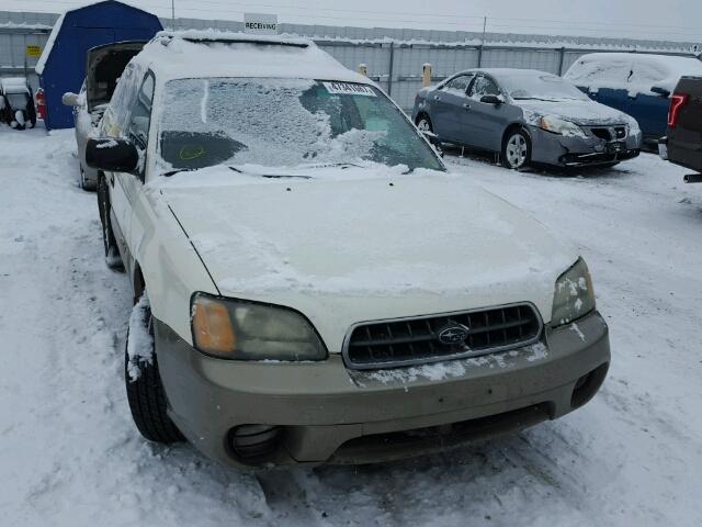 4S3BH675437606984 - 2003 SUBARU LEGACY OUT WHITE photo 9