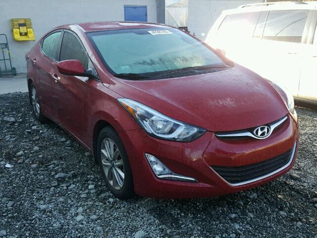 KMHDH4AE1GU601346 - 2016 HYUNDAI ELANTRA SE RED photo 1