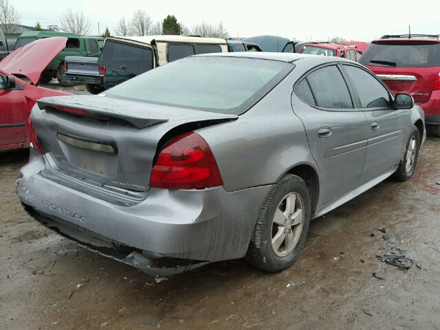 2G2WP552081109902 - 2008 PONTIAC GRAND PRIX GRAY photo 4