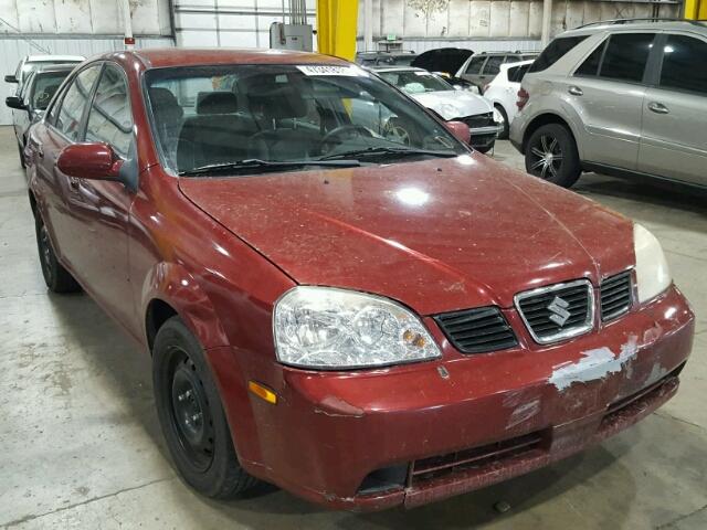 KL5JD56Z75K071760 - 2005 SUZUKI FORENZA S BURGUNDY photo 1