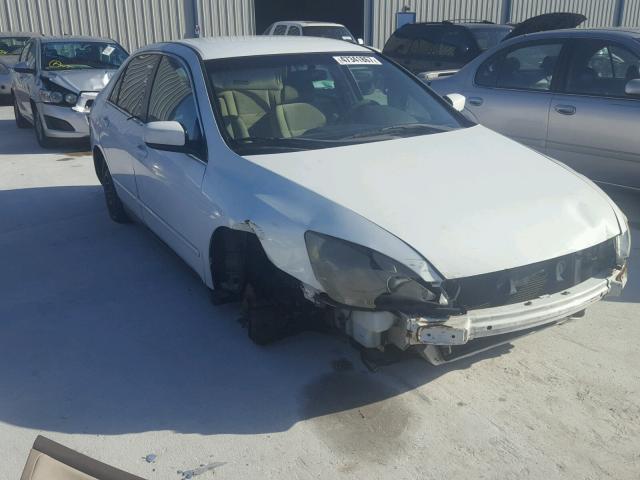 1HGCM563X4A179603 - 2004 HONDA ACCORD LX WHITE photo 1