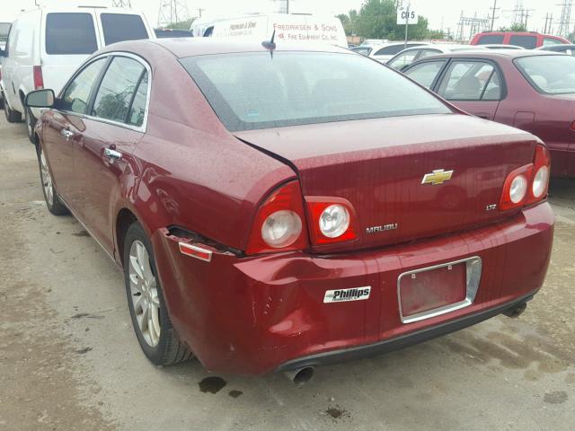 1G1ZK57769F243896 - 2009 CHEVROLET MALIBU LTZ 红色 照片 3