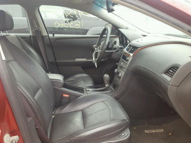 1G1ZK57769F243896 - 2009 CHEVROLET MALIBU LTZ 红色 照片 5
