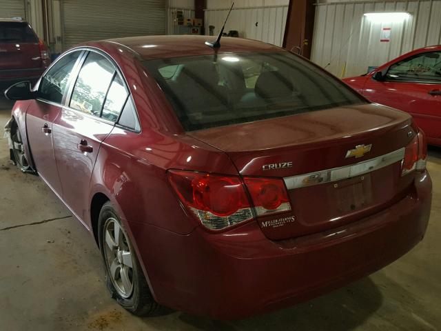 1G1PC5SB2E7394173 - 2014 CHEVROLET CRUZE LT RED photo 3