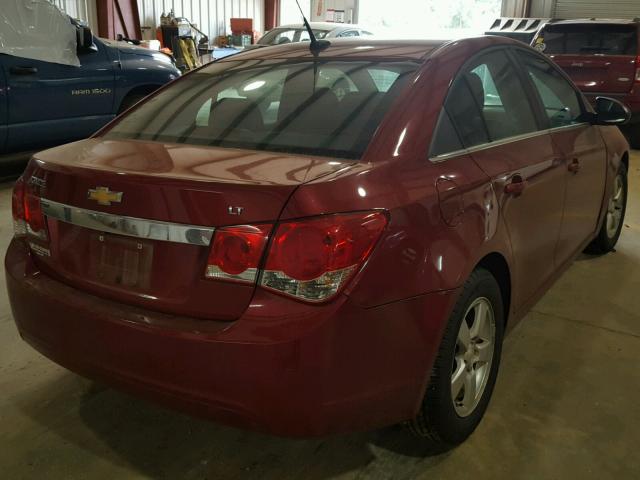 1G1PC5SB2E7394173 - 2014 CHEVROLET CRUZE LT RED photo 4