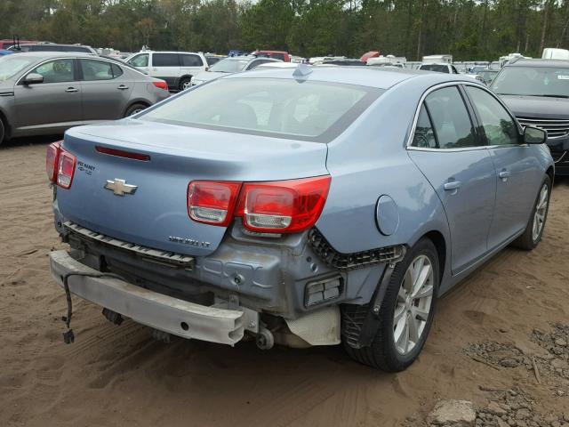 1G11E5SA3DU114073 - 2013 CHEVROLET MALIBU 2LT BLUE photo 4