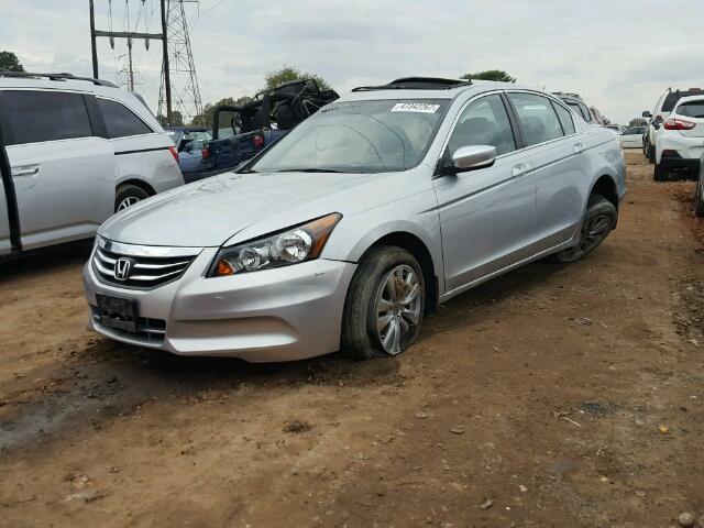 1HGCP2F84CA077746 - 2012 HONDA ACCORD EXL SILVER photo 2