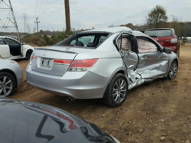1HGCP2F84CA077746 - 2012 HONDA ACCORD EXL SILVER photo 4