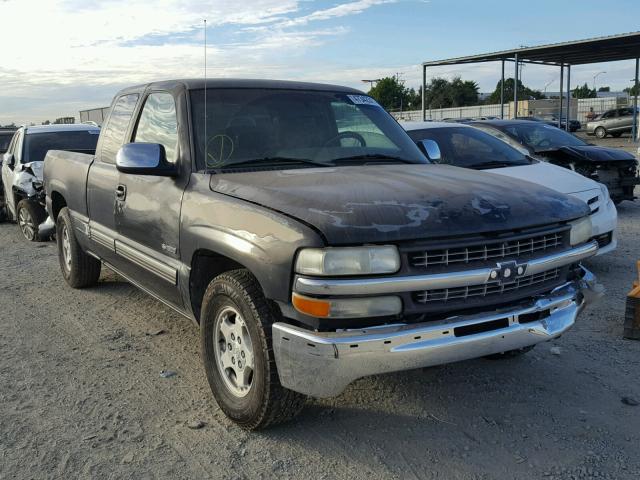 2GCEC19T121186087 - 2002 CHEVROLET SILVERADO BLACK photo 1