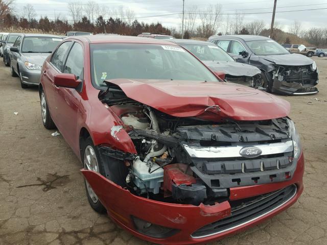 3FAHP0HA4AR210829 - 2010 FORD FUSION SE RED photo 1