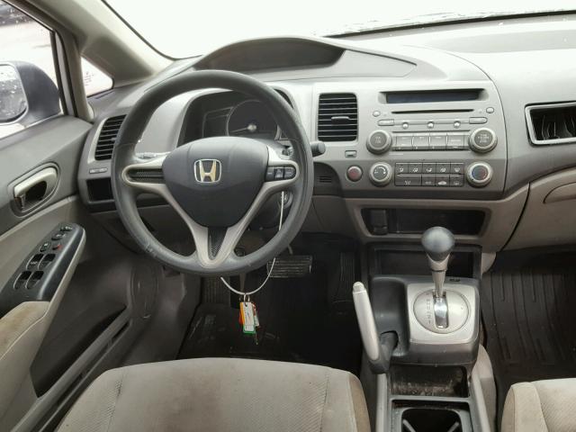 2HGFA1F59AH556273 - 2010 HONDA CIVIC LX SILVER photo 9