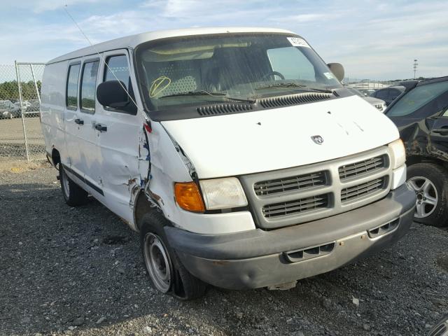 2B7JB21Y02K124494 - 2002 DODGE RAM VAN B2 WHITE photo 1